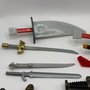 Assorted Action Figure Pirate Ninja Sword Weapon Lot Mixed FRENLY BRICKS - Open 7 Days