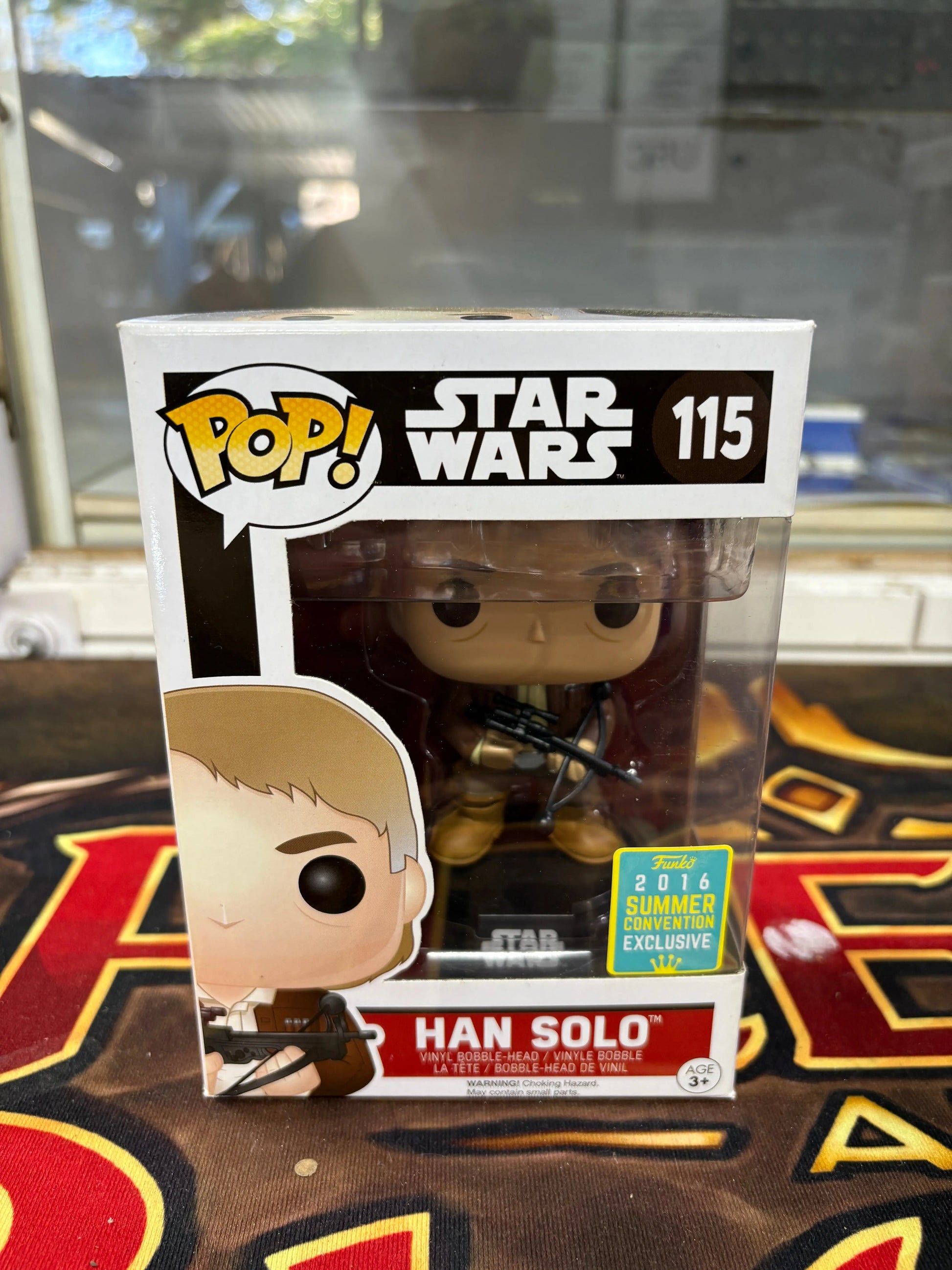 Funko Pop! Vinyl: Star Wars - Han Solo (w/ Bowcaster) - 2016 Summer Convention FRENLY BRICKS - Open 7 Days