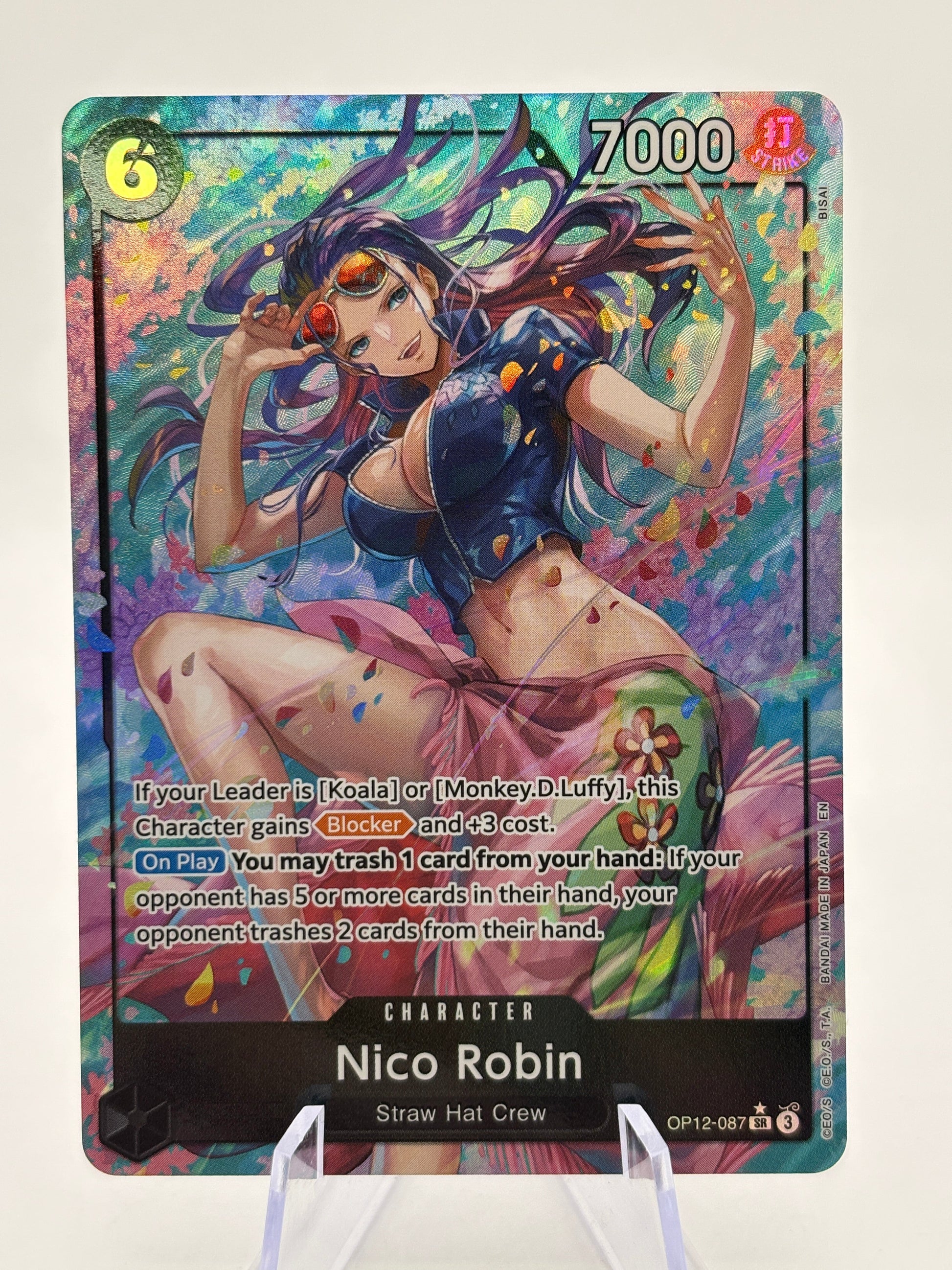 One Piece TCG - Nico Robin OP12-087 SR Alternate Art NM FRENLY BRICKS - Open 7 Days