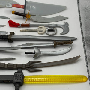 Assorted Action Figure Pirate Ninja Sword Weapon Lot Mixed FRENLY BRICKS - Open 7 Days