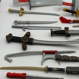 Assorted Action Figure Pirate Ninja Sword Weapon Lot Mixed FRENLY BRICKS - Open 7 Days