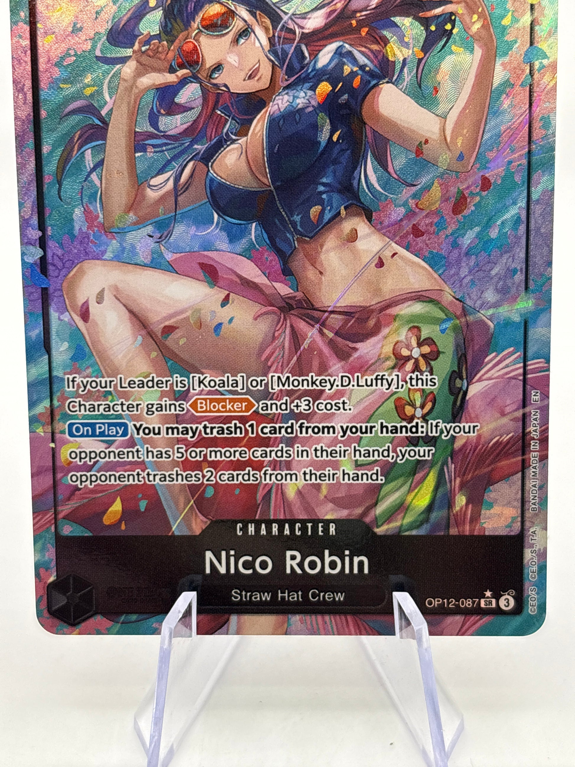 One Piece TCG - Nico Robin OP12-087 SR Alternate Art NM FRENLY BRICKS - Open 7 Days