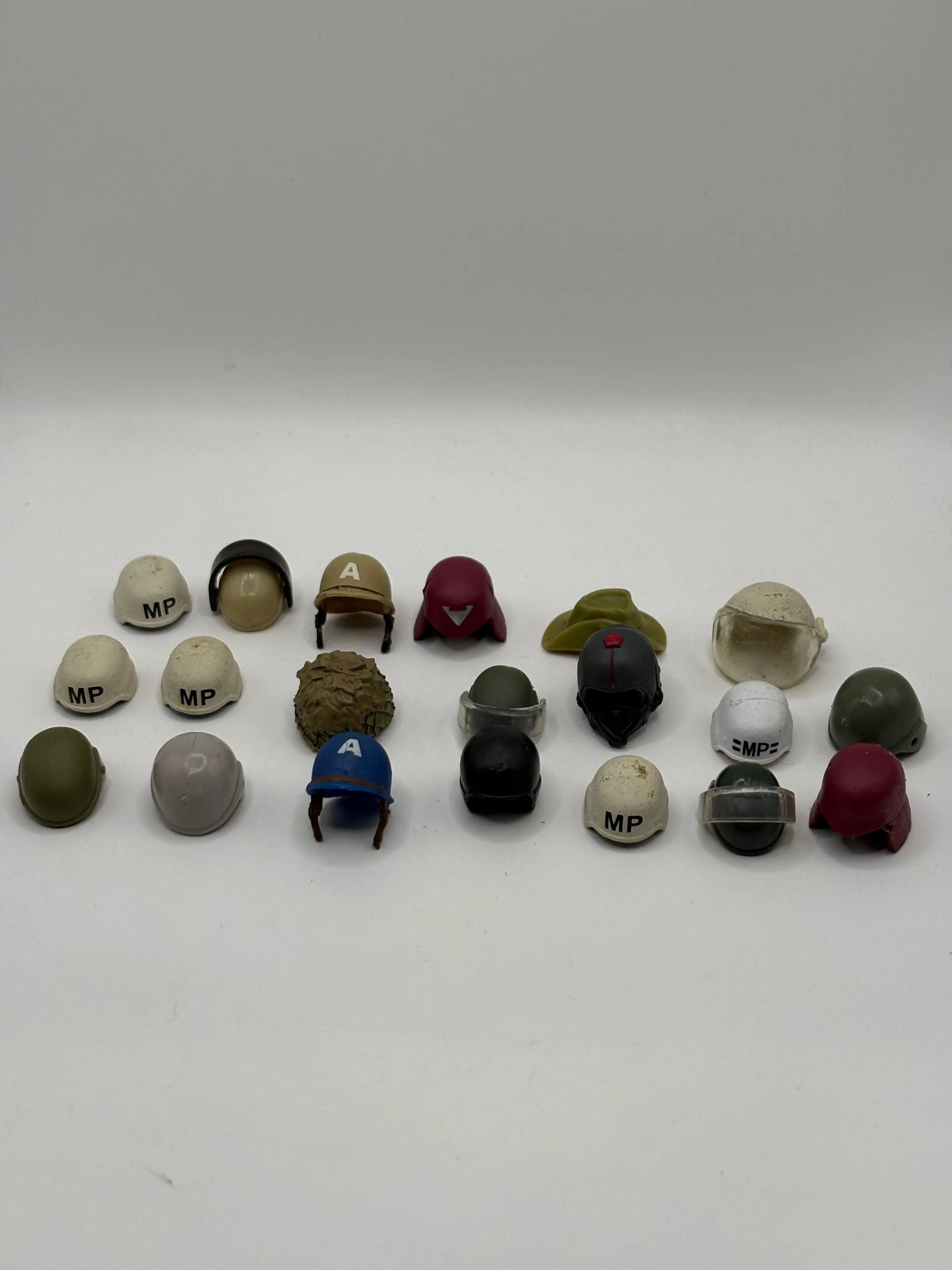 G.I.Joe Action Figure Mixed Helmet Lot Bundle Vintage / Newer FRENLY BRICKS - Open 7 Days