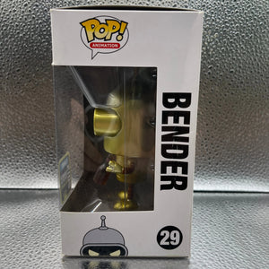 Funko POP Television - Futurama - Gold Bender (2015 Summer Convention Exclusive) FRENLY BRICKS - Open 7 Days