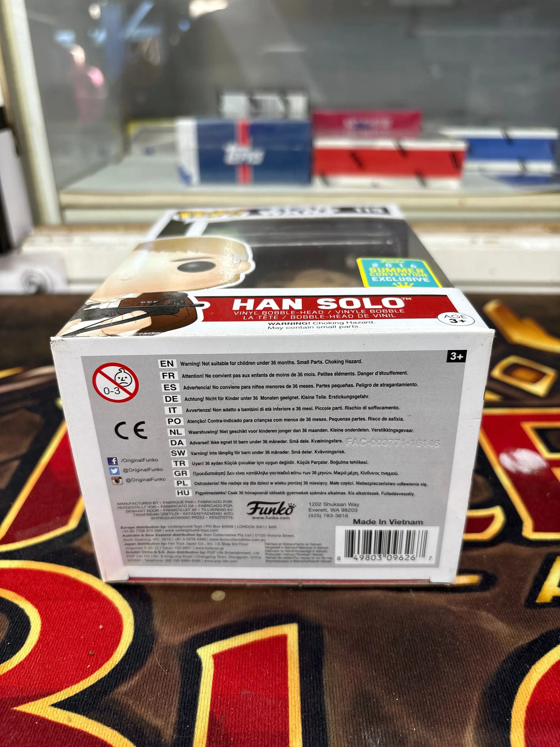 Funko Pop! Vinyl: Star Wars - Han Solo (w/ Bowcaster) - 2016 Summer Convention FRENLY BRICKS - Open 7 Days