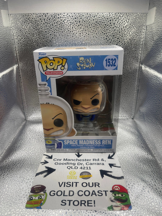 Funko POP! TV: Ren & Stimpy - Space Madness Ren #1532 FRENLY BRICKS - Open 7 Days