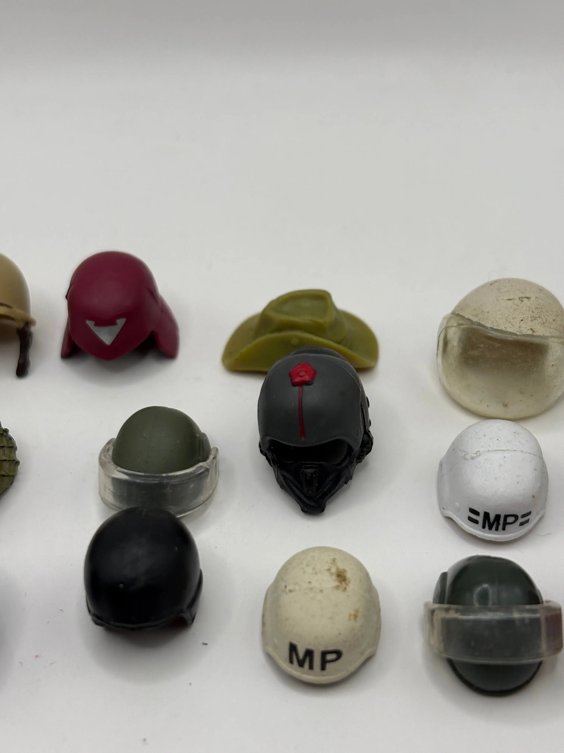 G.I.Joe Action Figure Mixed Helmet Lot Bundle Vintage / Newer FRENLY BRICKS - Open 7 Days