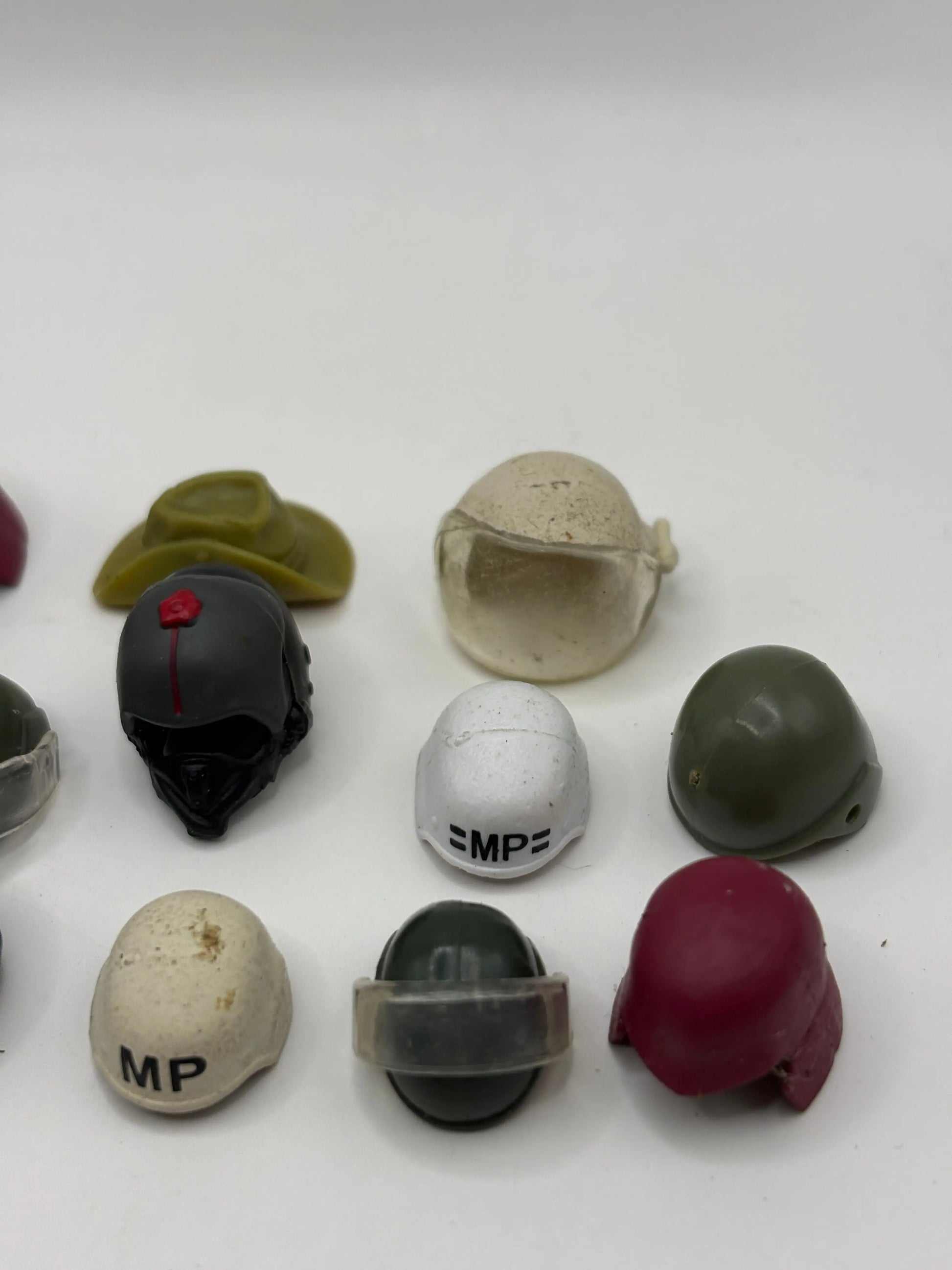 G.I.Joe Action Figure Mixed Helmet Lot Bundle Vintage / Newer FRENLY BRICKS - Open 7 Days