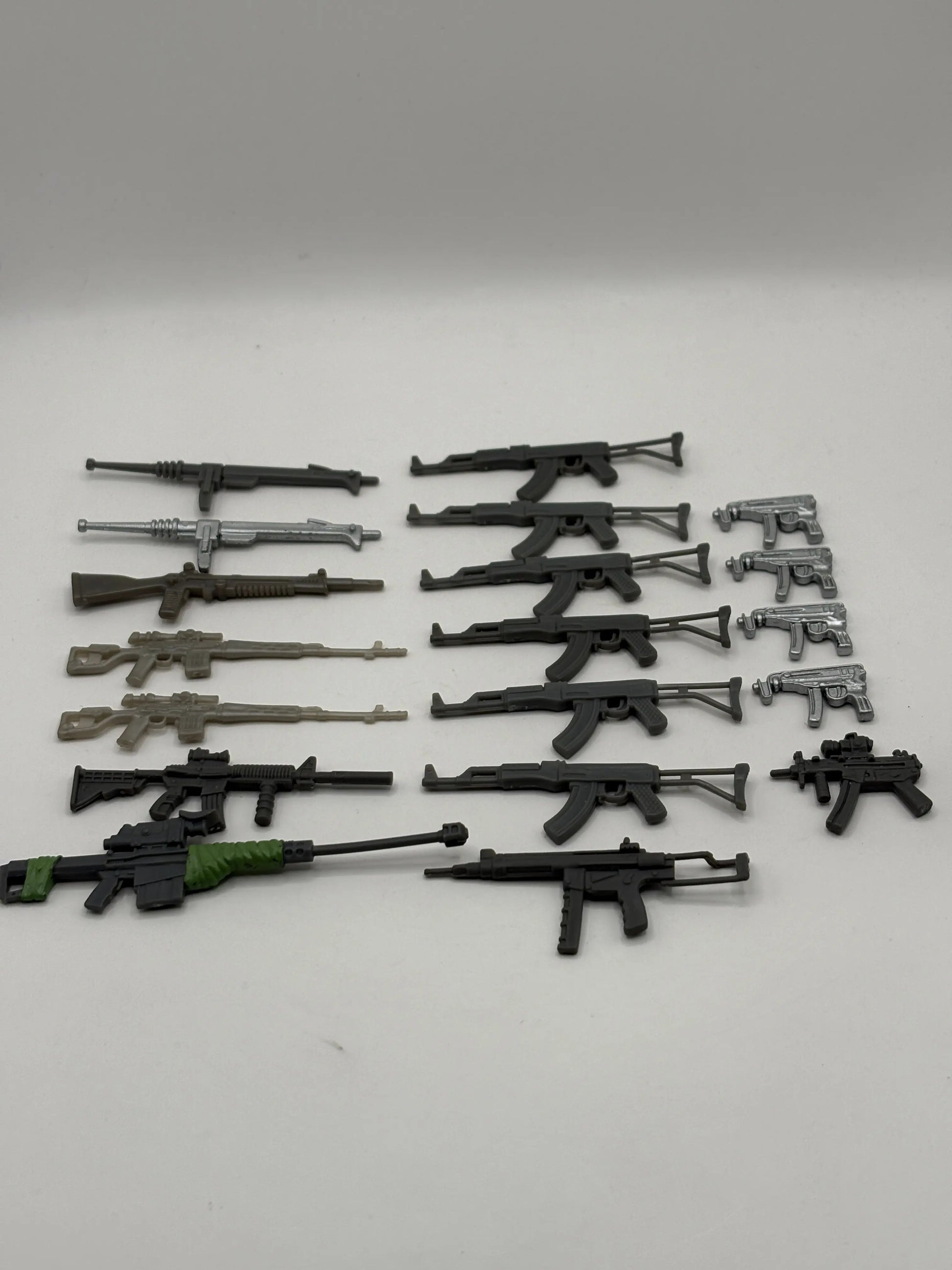 1980s 1990s G.I.Joe Action Figure Weapon Mixed Lot Grey / Silver bulk FRENLY BRICKS - Open 7 Days