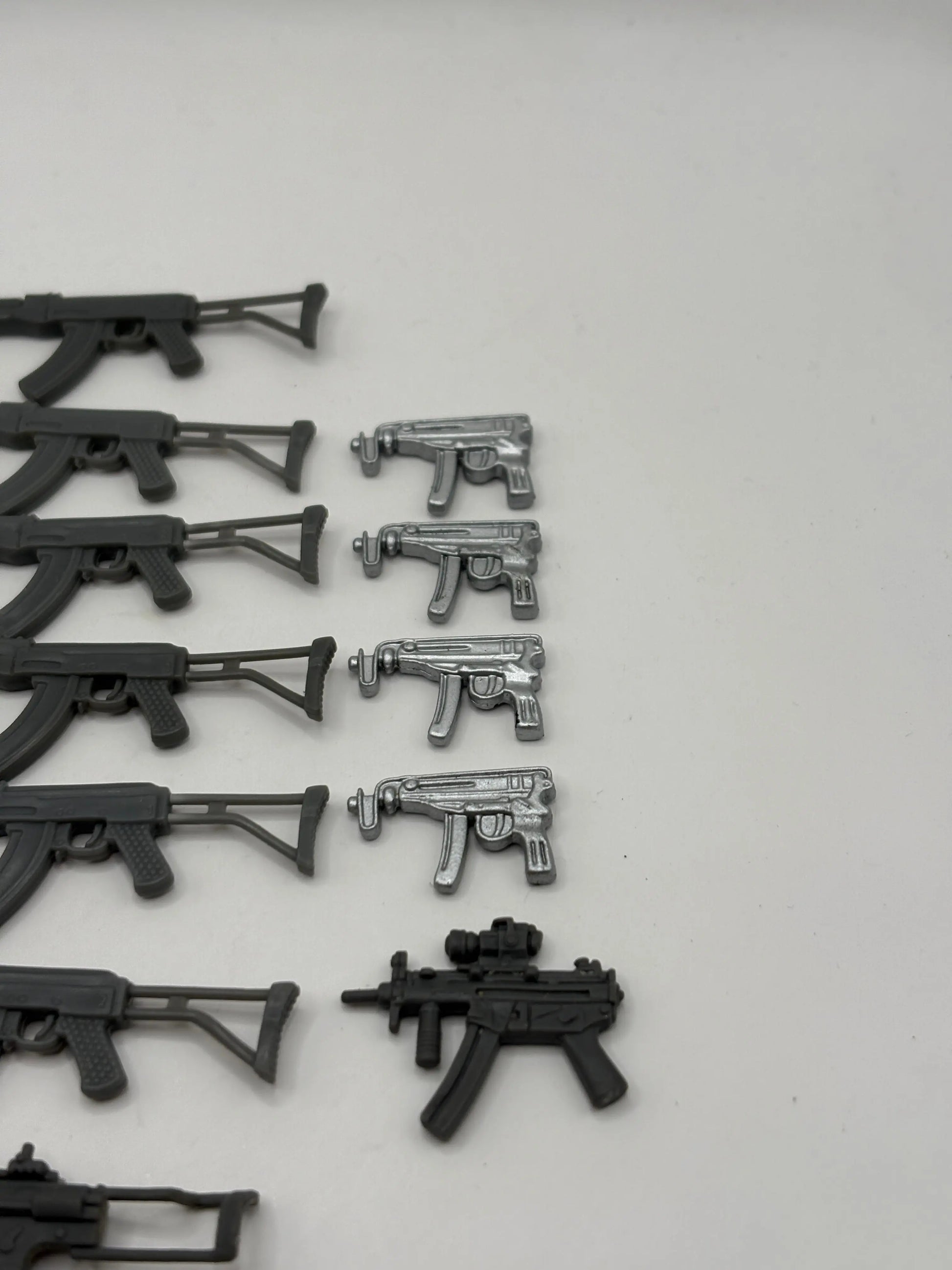 1980s 1990s G.I.Joe Action Figure Weapon Mixed Lot Grey / Silver bulk FRENLY BRICKS - Open 7 Days