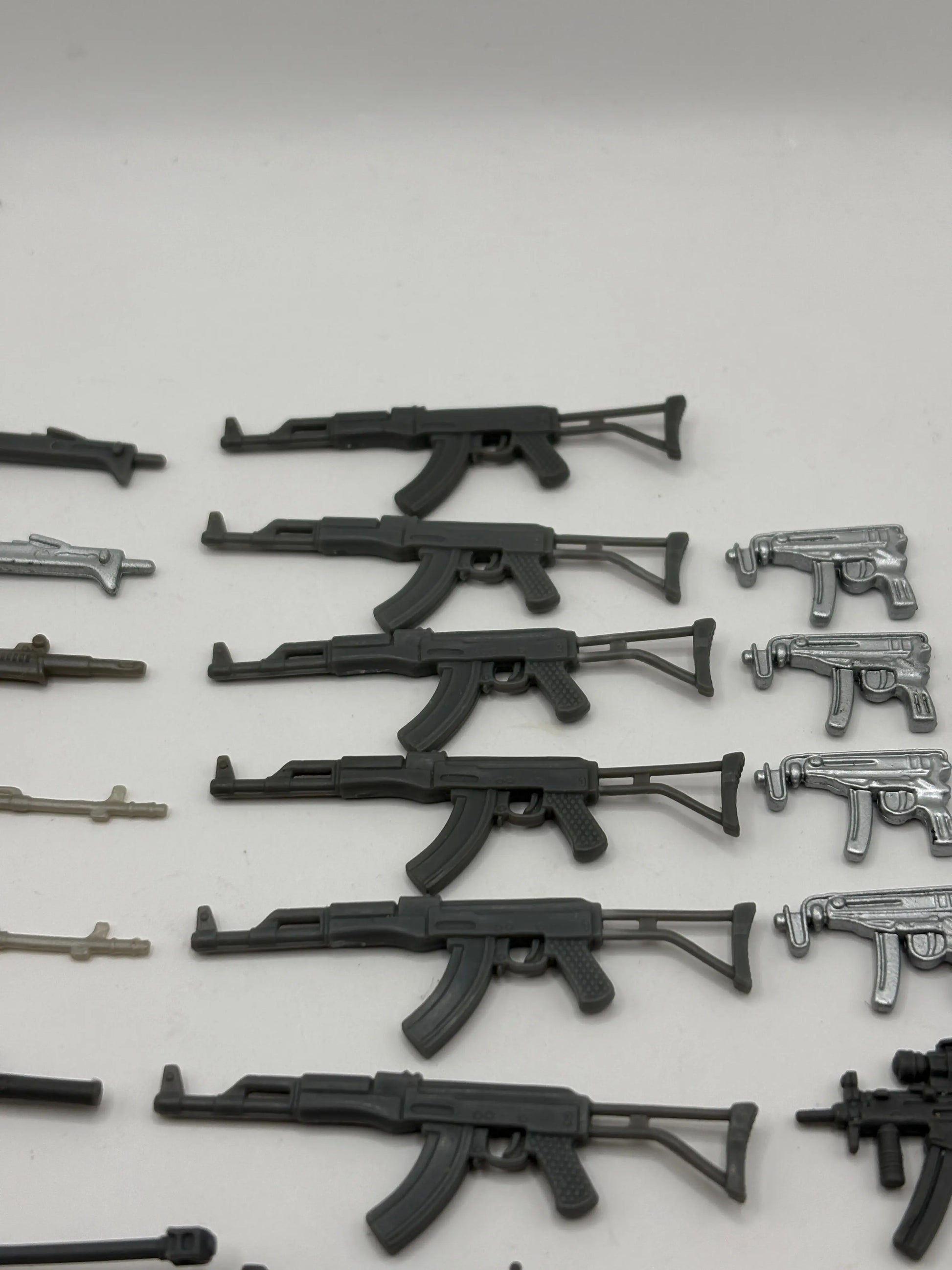 1980s 1990s G.I.Joe Action Figure Weapon Mixed Lot Grey / Silver bulk FRENLY BRICKS - Open 7 Days