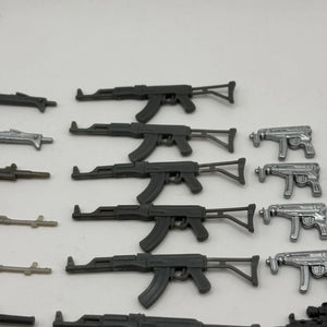 1980s 1990s G.I.Joe Action Figure Weapon Mixed Lot Grey / Silver bulk FRENLY BRICKS - Open 7 Days