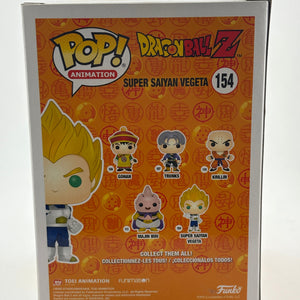 Funko POP! Animation Dragon Ball Z #154 Super Saiyan Vegeta 2018 Fall Con Exclusive FRENLY BRICKS - Open 7 Days