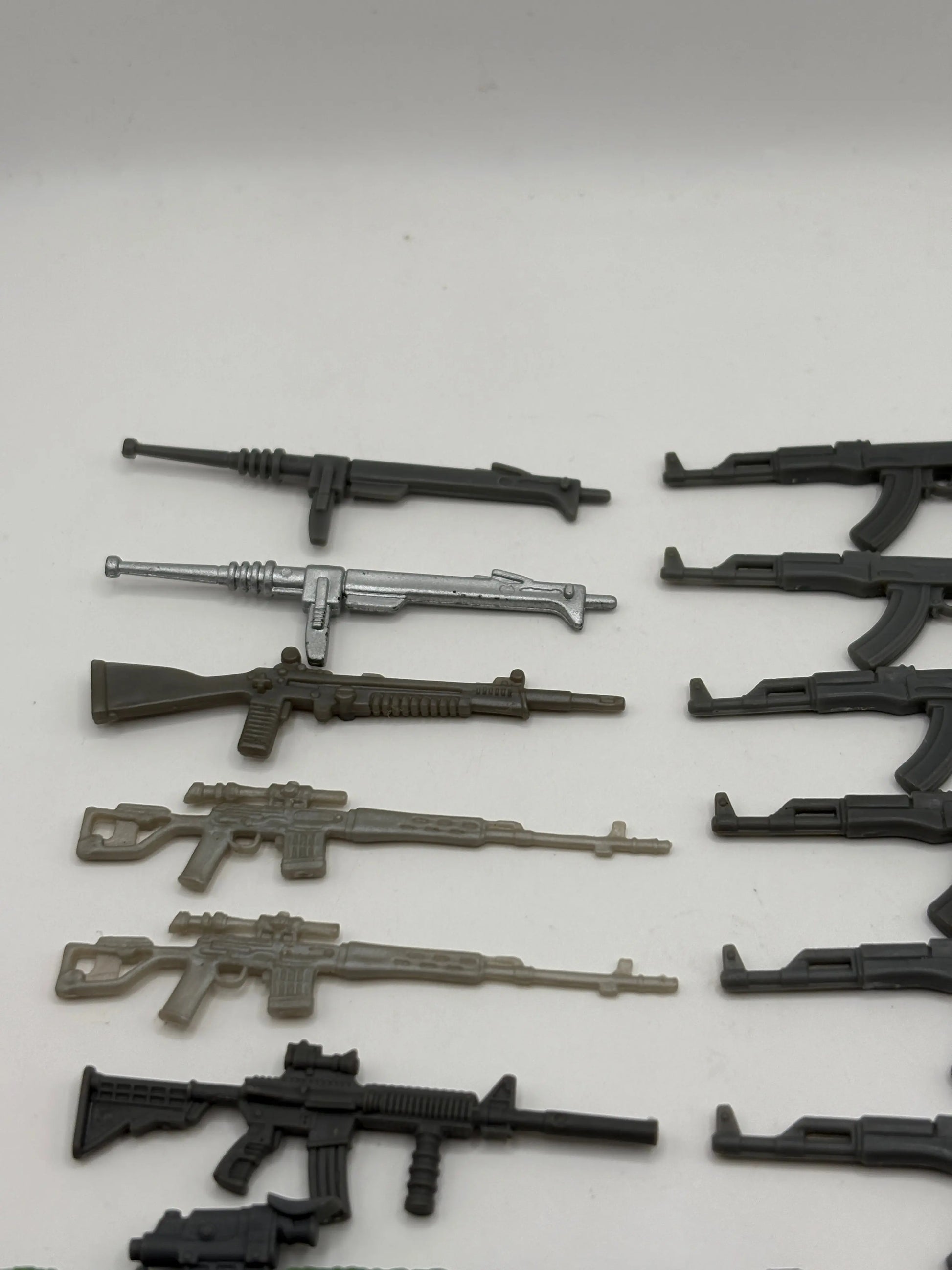 1980s 1990s G.I.Joe Action Figure Weapon Mixed Lot Grey / Silver bulk FRENLY BRICKS - Open 7 Days