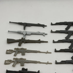 1980s 1990s G.I.Joe Action Figure Weapon Mixed Lot Grey / Silver bulk FRENLY BRICKS - Open 7 Days