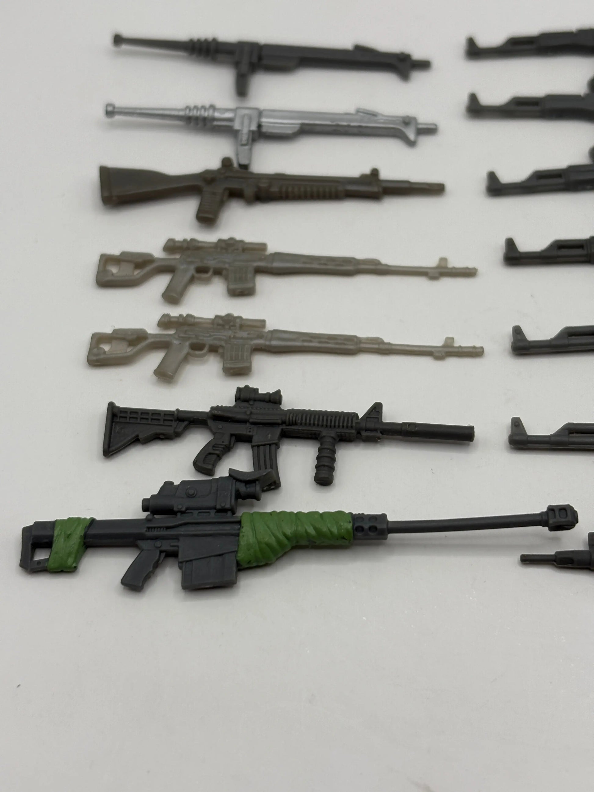1980s 1990s G.I.Joe Action Figure Weapon Mixed Lot Grey / Silver bulk FRENLY BRICKS - Open 7 Days