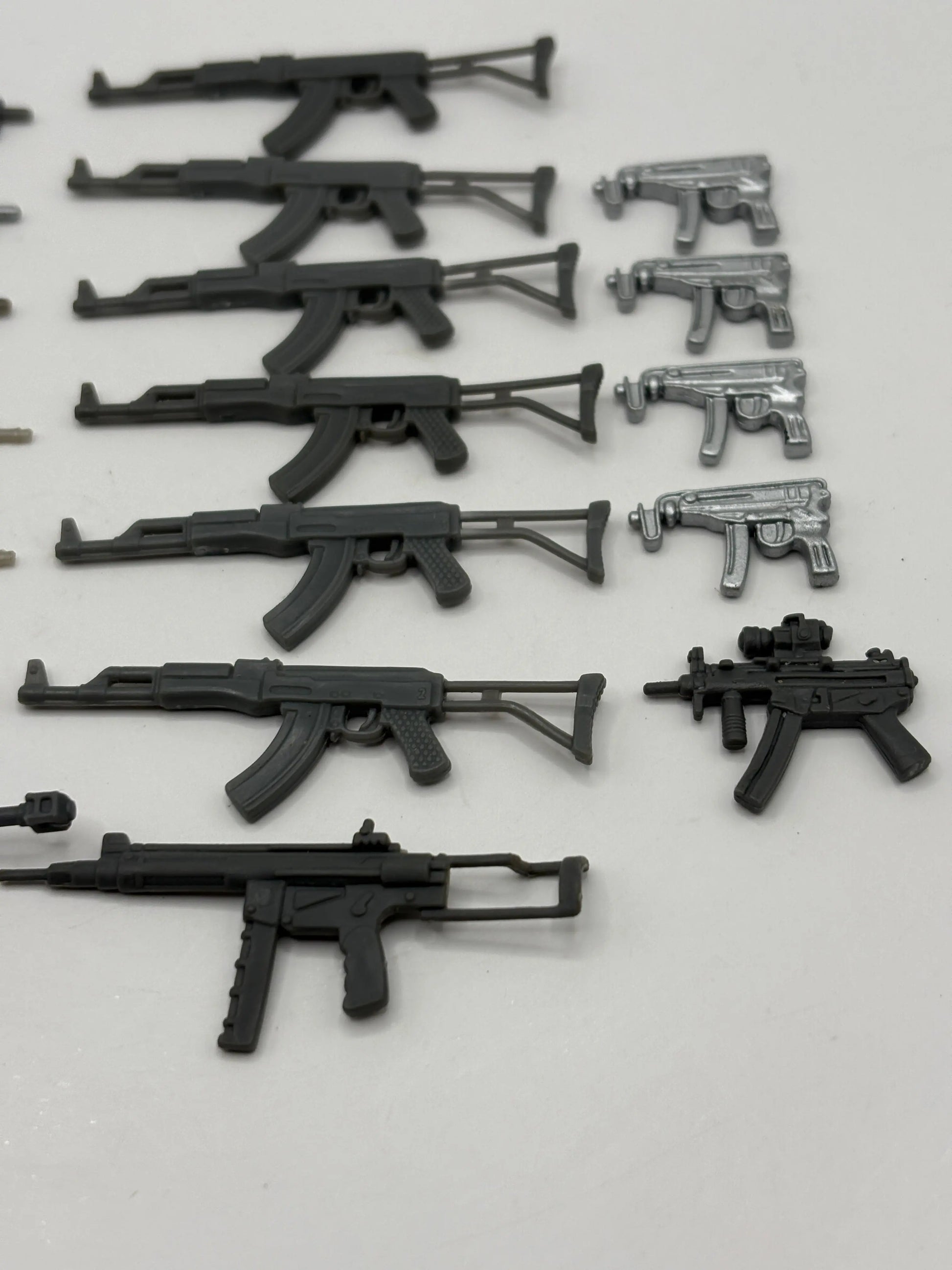 1980s 1990s G.I.Joe Action Figure Weapon Mixed Lot Grey / Silver bulk FRENLY BRICKS - Open 7 Days