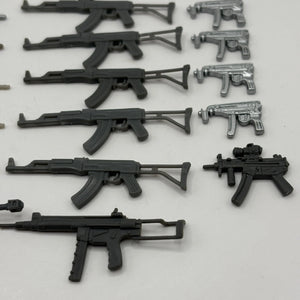 1980s 1990s G.I.Joe Action Figure Weapon Mixed Lot Grey / Silver bulk FRENLY BRICKS - Open 7 Days
