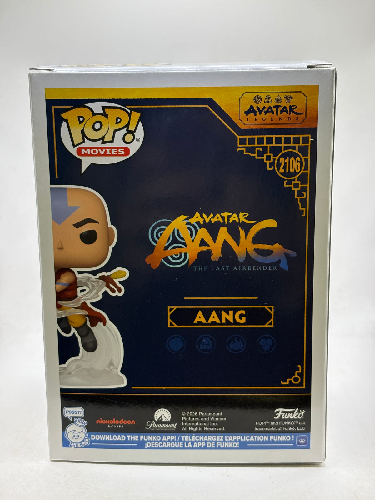 Funko POP! Movies Avatar Aang #2106 Aang Vinyl Figure image 3