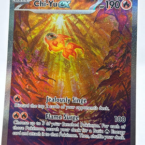 Pokemon TCG Paldea Evolved - Chi-Yu EX 259/193 Special Illustration Rare NM FRENLY BRICKS - Open 7 Days