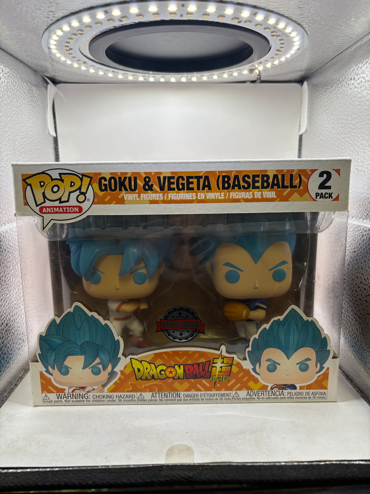 Funko POP! Animation Dragon Ball Super 2 Pack Goku & Vegeta Baseball SE image 1