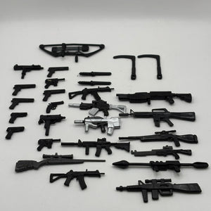 1980s 1990s G.I.Joe Action Figure Weapon Mixed Lot Black Small Big bulk FRENLY BRICKS - Open 7 Days