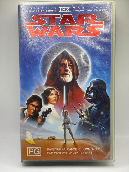 1977 Star Wars A New Hope VHS Release FRENLY BRICKS - Open 7 Days