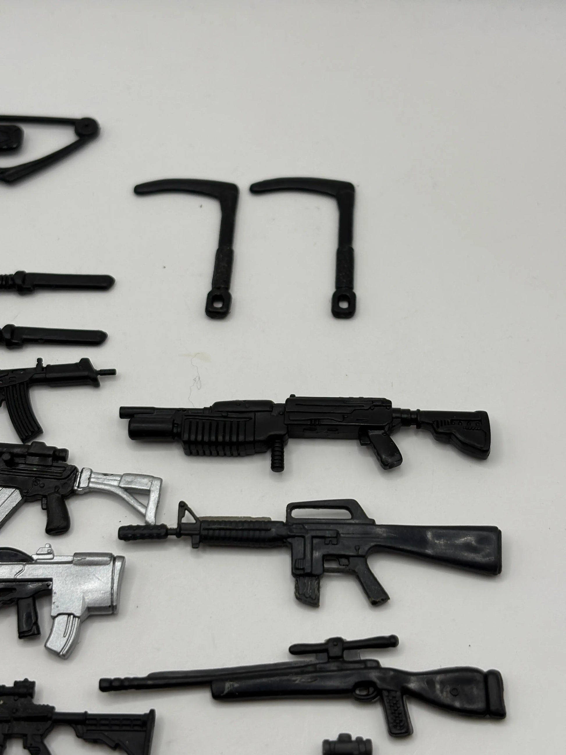 1980s 1990s G.I.Joe Action Figure Weapon Mixed Lot Black Small Big bulk FRENLY BRICKS - Open 7 Days