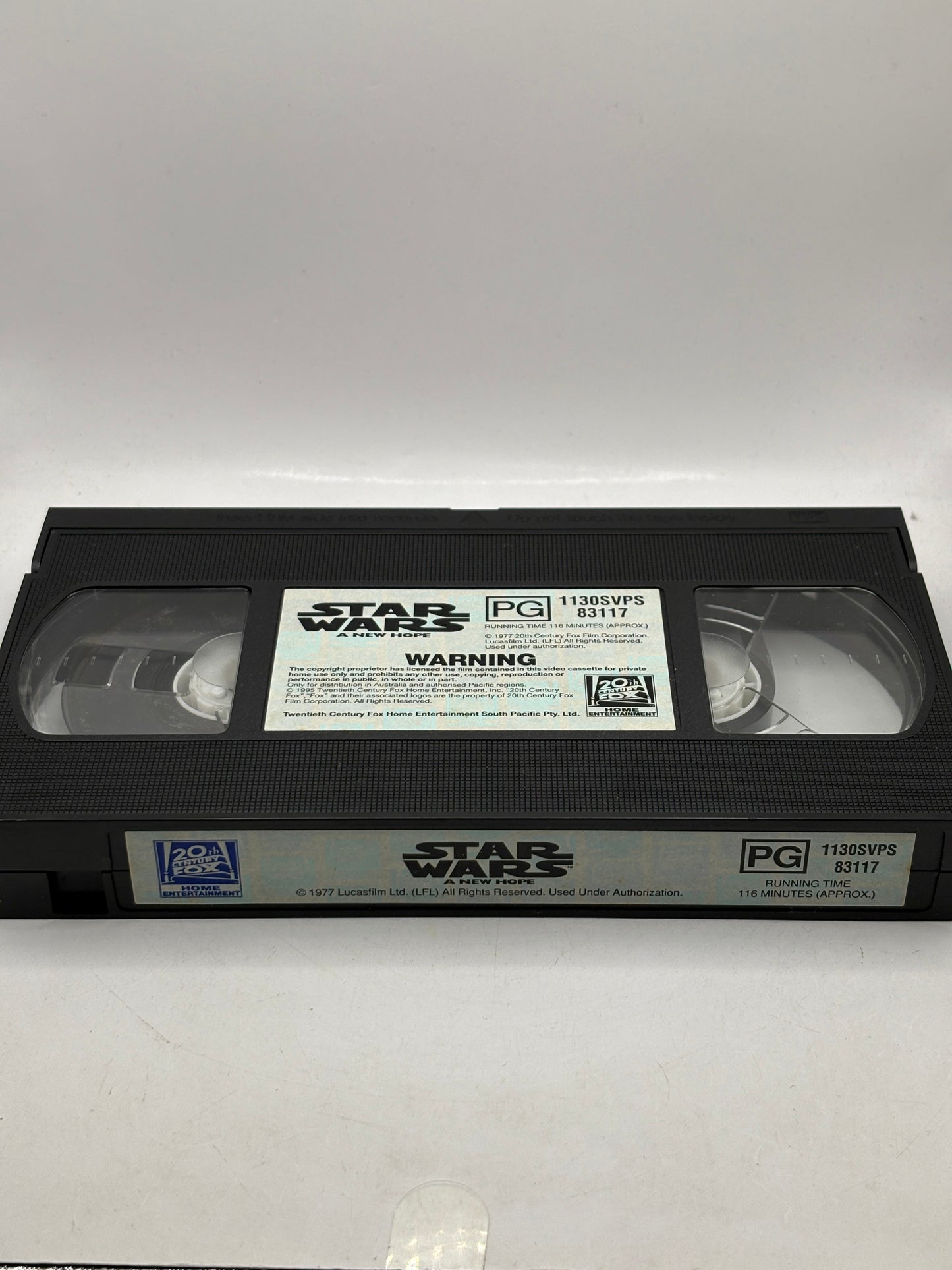 1977 Star Wars A New Hope VHS Release FRENLY BRICKS - Open 7 Days