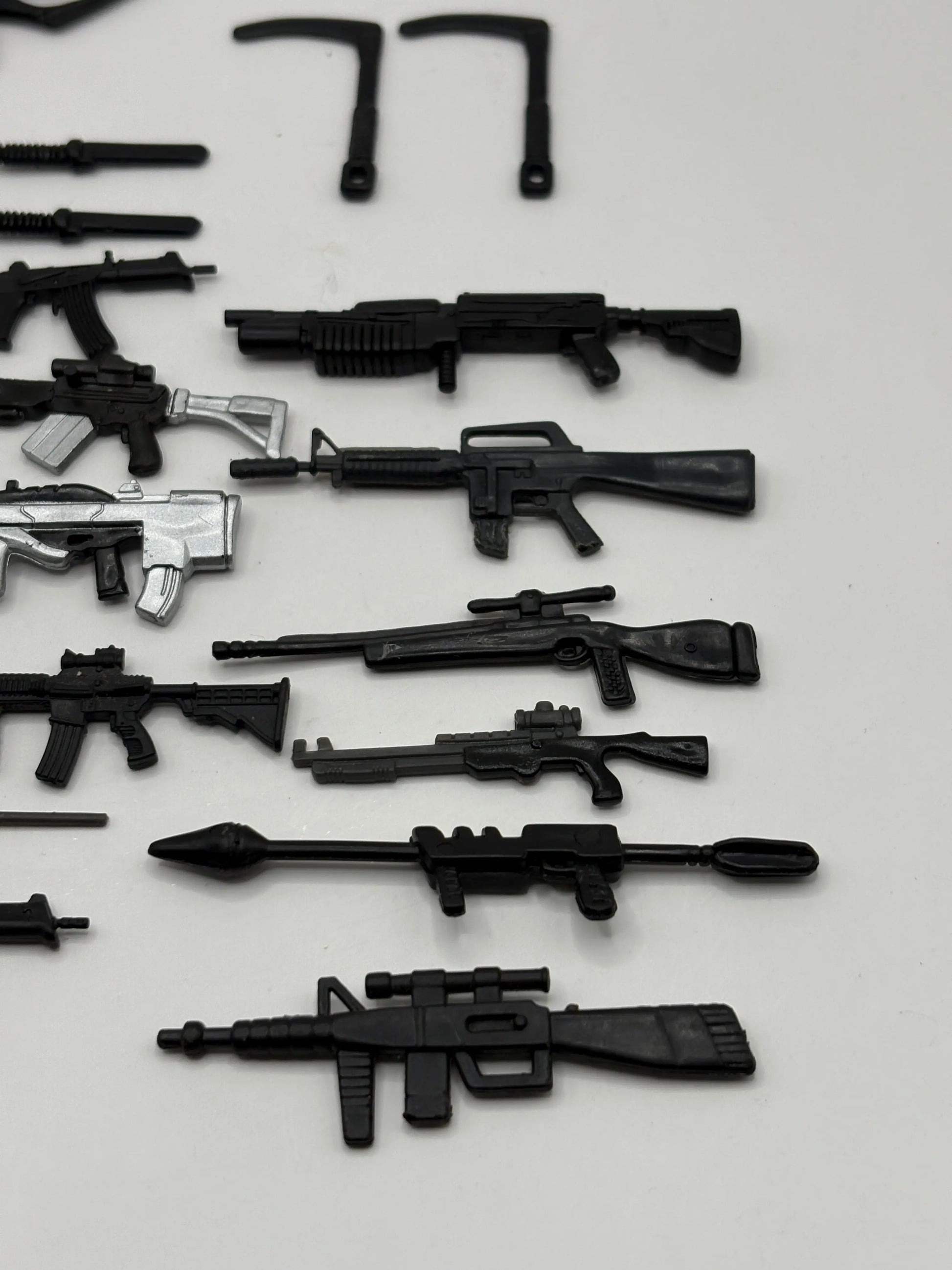 1980s 1990s G.I.Joe Action Figure Weapon Mixed Lot Black Small Big bulk FRENLY BRICKS - Open 7 Days