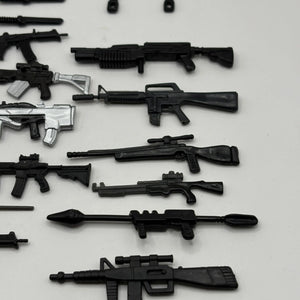 1980s 1990s G.I.Joe Action Figure Weapon Mixed Lot Black Small Big bulk FRENLY BRICKS - Open 7 Days