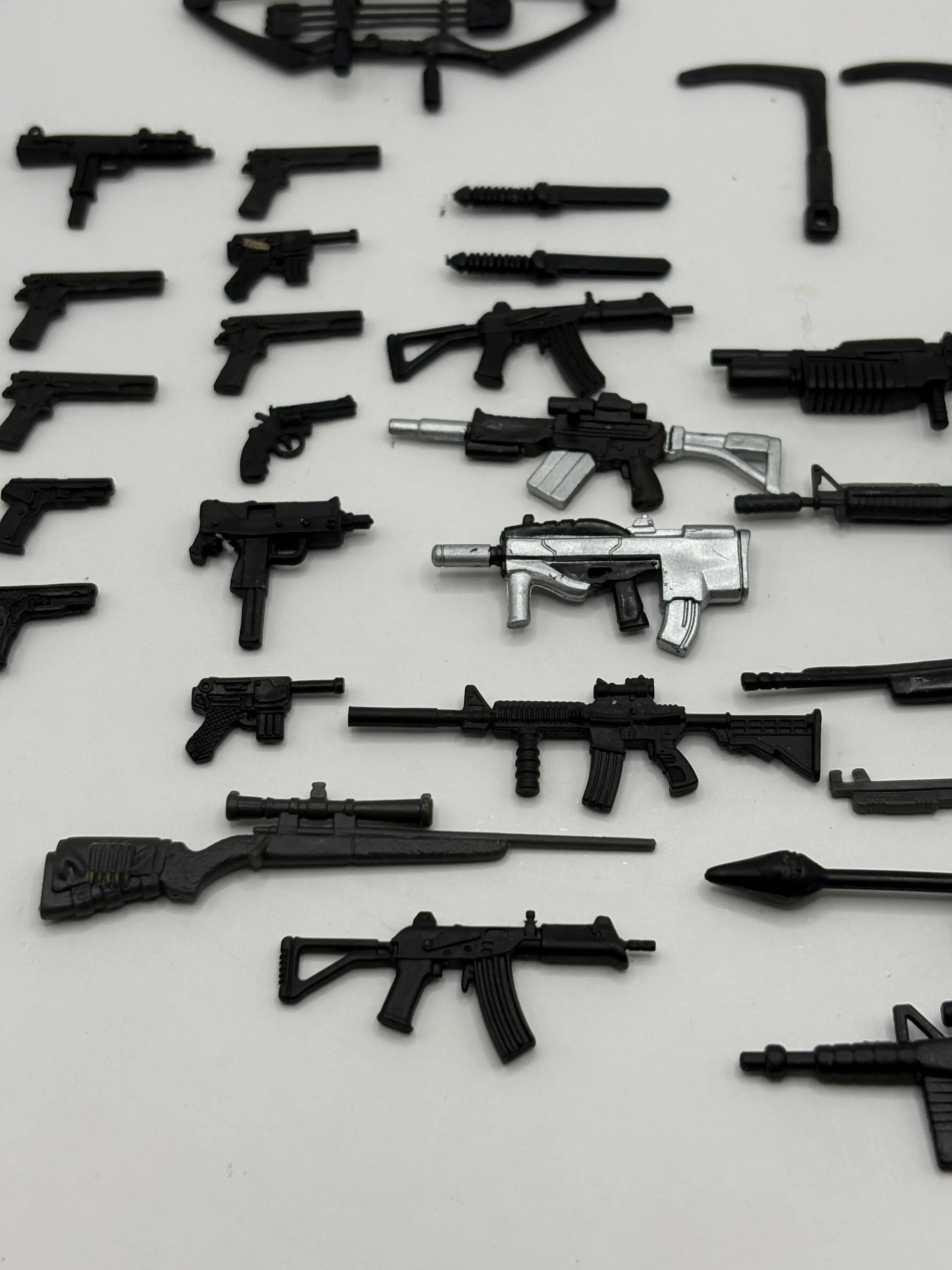 1980s 1990s G.I.Joe Action Figure Weapon Mixed Lot Black Small Big bulk FRENLY BRICKS - Open 7 Days