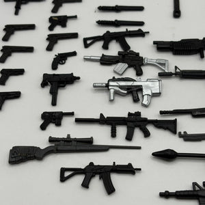 1980s 1990s G.I.Joe Action Figure Weapon Mixed Lot Black Small Big bulk FRENLY BRICKS - Open 7 Days