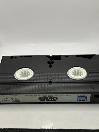 1977 Star Wars A New Hope VHS Release FRENLY BRICKS - Open 7 Days