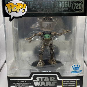 Funko POP! Star Wars IG-12 With Grogu #720 Lights & Sounds Funko Exclusive