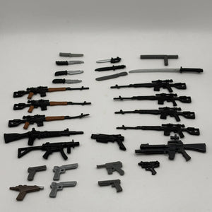 1980s 1990s G.I.Joe Action Figure Weapon Mixed Lot Black 2 Small Big bulk FRENLY BRICKS - Open 7 Days