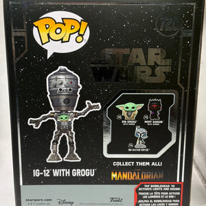 Funko POP! Star Wars IG-12 With Grogu #720 Lights & Sounds Funko Exclusive