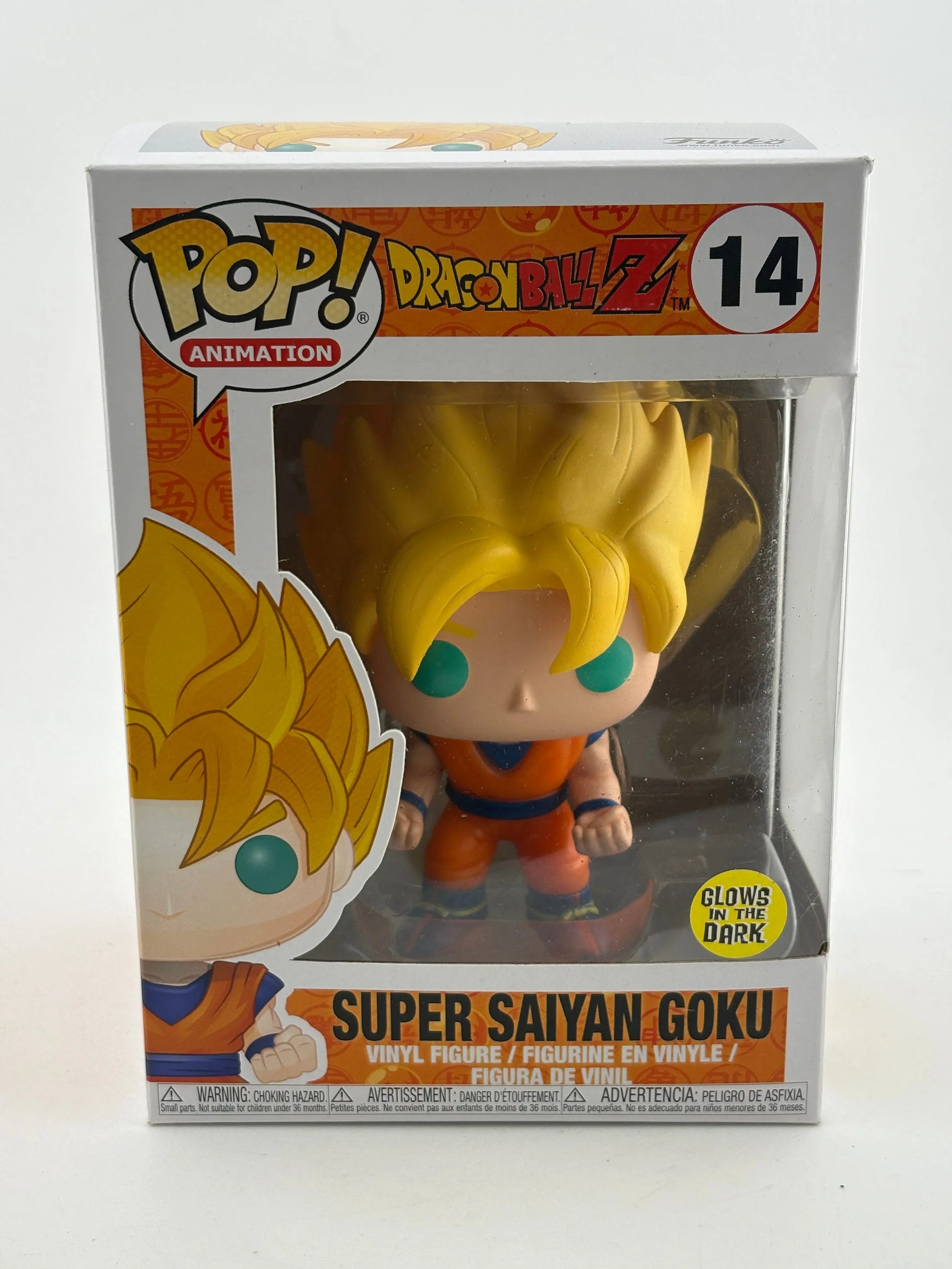 Funko POP! Animation Dragon Ball Z #14 Super Saiyan Goku Glow Vinyl Figure FRENLY BRICKS - Open 7 Days image 1