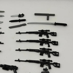 1980s 1990s G.I.Joe Action Figure Weapon Mixed Lot Black 2 Small Big bulk FRENLY BRICKS - Open 7 Days