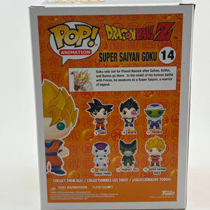 Funko POP! Animation Dragon Ball Z #14 Super Saiyan Goku Glow Vinyl Figure FRENLY BRICKS - Open 7 Days