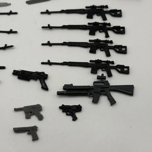 1980s 1990s G.I.Joe Action Figure Weapon Mixed Lot Black 2 Small Big bulk FRENLY BRICKS - Open 7 Days