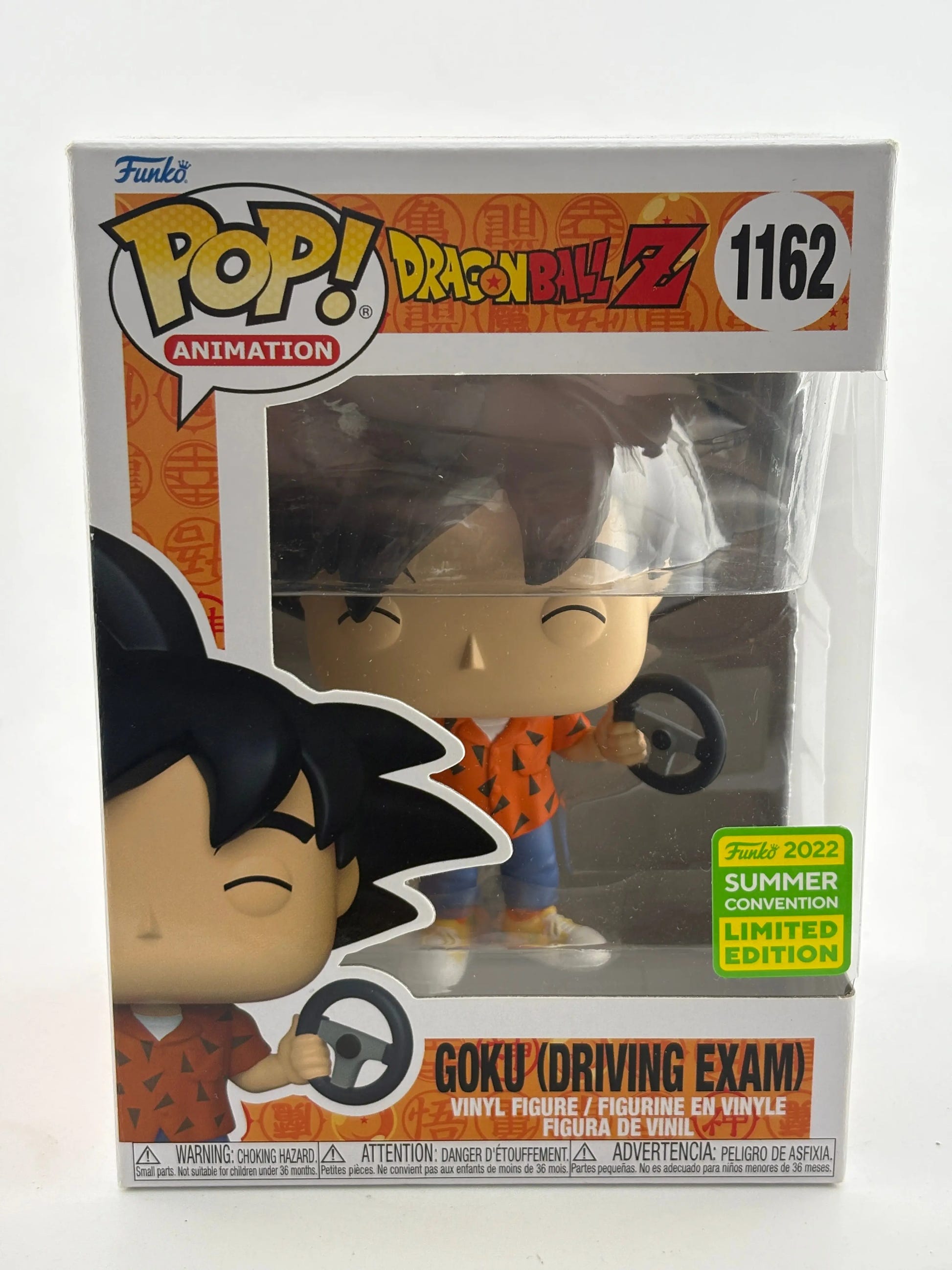 Funko POP! Animation Dragon Ball Z #1162 Goku (Driving Exam) 2022 Summer Con Limited FRENLY BRICKS - Open 7 Days image 1