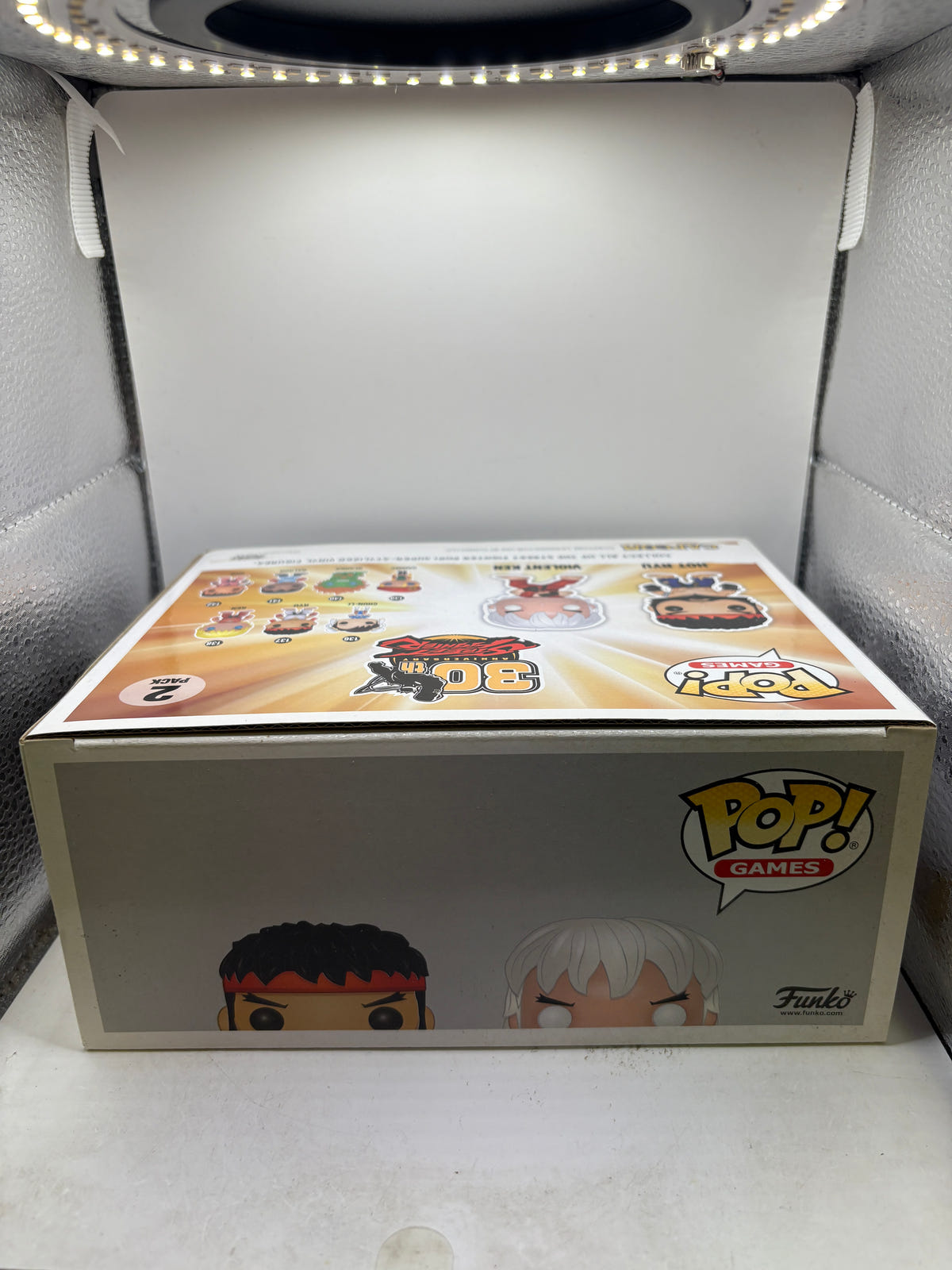 Funko POP! Games Street Fighter 2 Pack Hot Ryu & Violent Ken Gamestop image 5