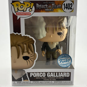 Funko POP! Animation Attack on Titan #1402 Porco Galliard Special Edition FRENLY BRICKS - Open 7 Days