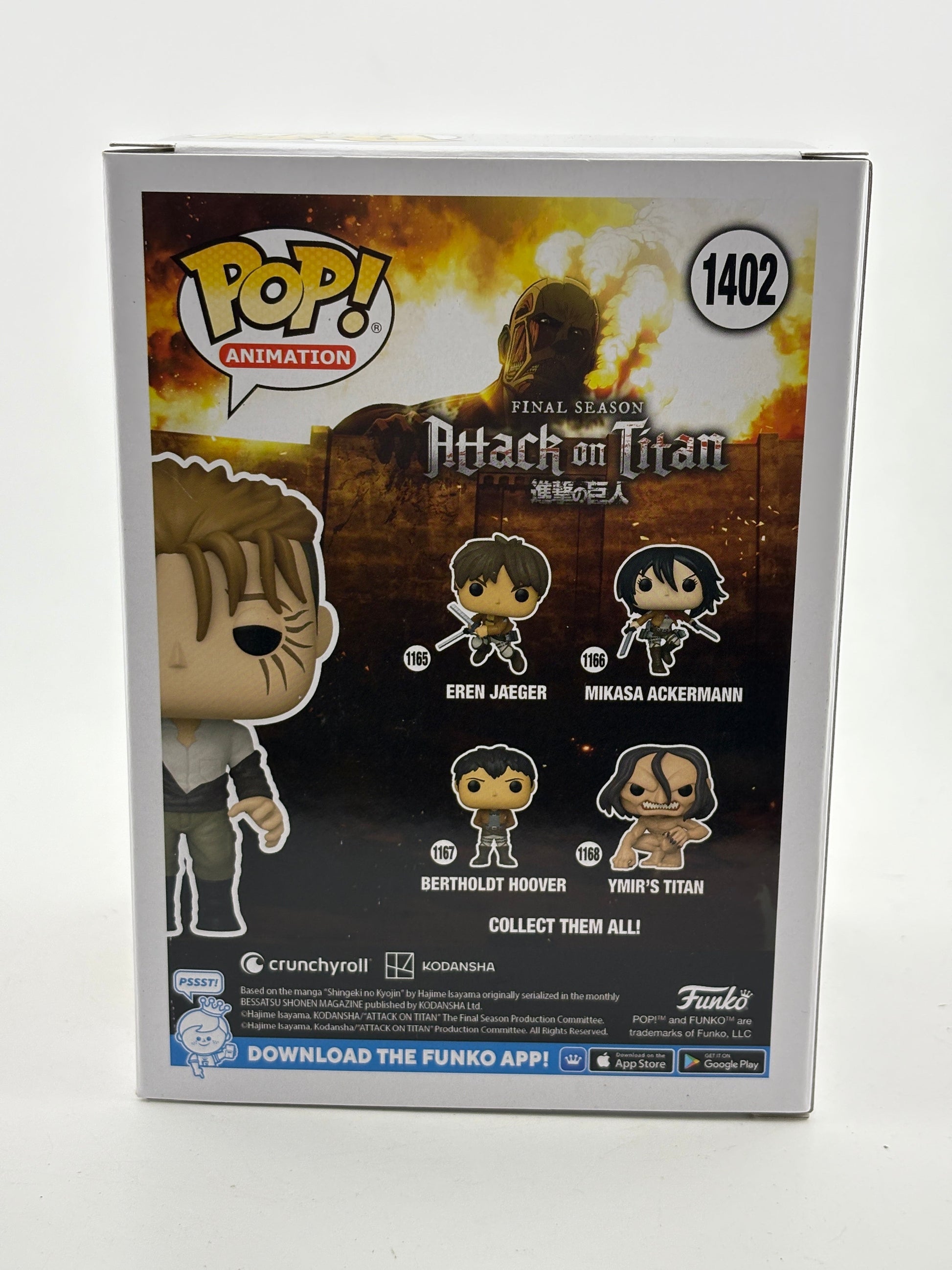 Funko POP! Animation Attack on Titan #1402 Porco Galliard Special Edition FRENLY BRICKS - Open 7 Days