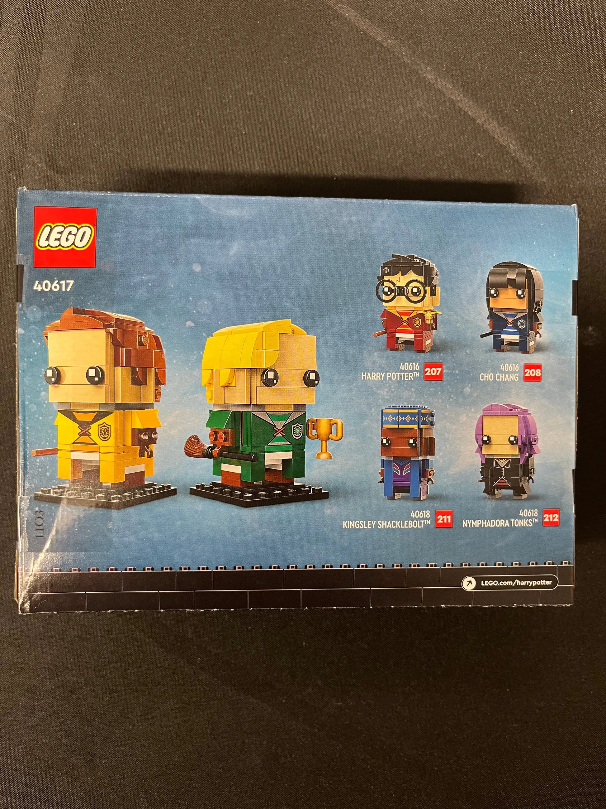 LEGO BrickheadZ - Harry Potter - Draco Malfoy #209 Cedric Diggory #210 40617 FRENLY BRICKS - Open 7 Days