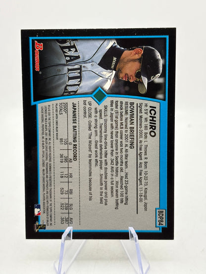 2001 Bowman Draft Picks #BDP84 Ichiro Suzuki RC HOF Rookie Card FRENLY BRICKS - Open 7 Days