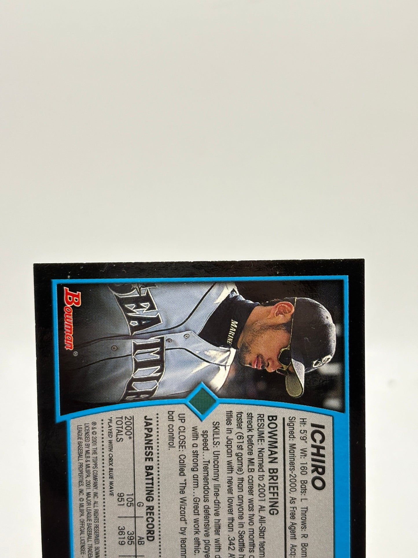 2001 Bowman Draft Picks #BDP84 Ichiro Suzuki RC HOF Rookie Card FRENLY BRICKS - Open 7 Days