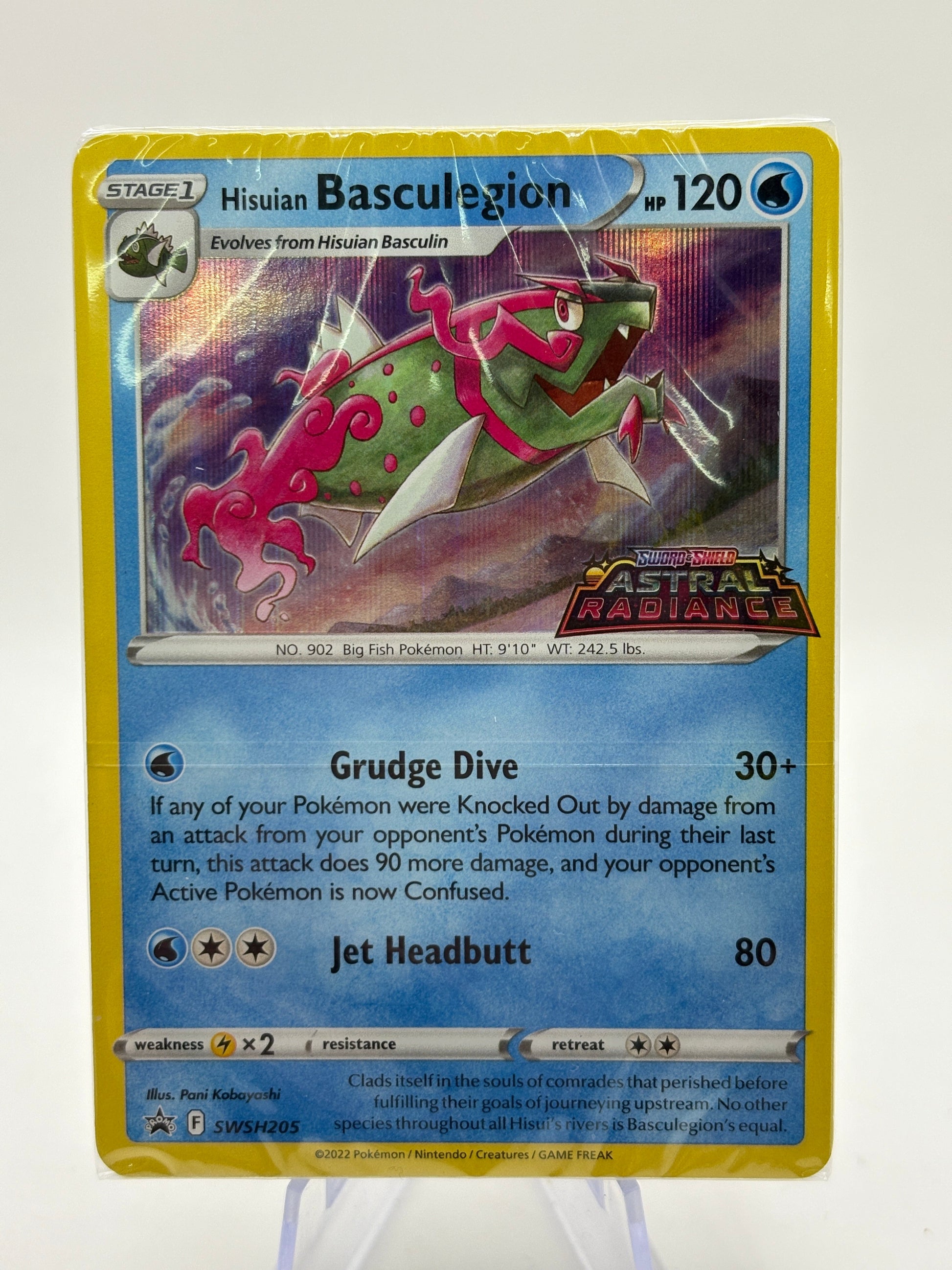 Pokemon TCG SWSH Promos - Hisuian Basculegion SWSH205 Sealed Deck FRENLY BRICKS - Open 7 Days