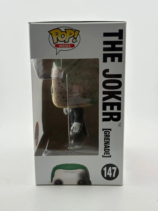 Funko POP! Heroes Suicide Squad #147 The Joker [Grenade] 2016 NYCC Limited FRENLY BRICKS - Open 7 Days